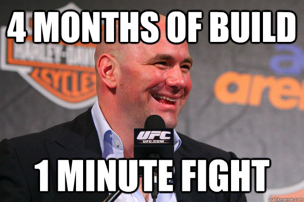 4 Months of Build 1 Minute Fight - 4 Months of Build 1 Minute Fight  What I Hate about UFC