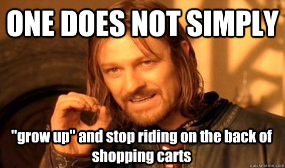 ONE DOES NOT SIMPLY 