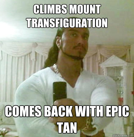 Climbs Mount Transfiguration Comes Back with Epic Tan  Guido Jesus