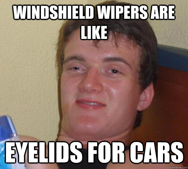 Windshield wipers are like Eyelids for cars   10 Guy