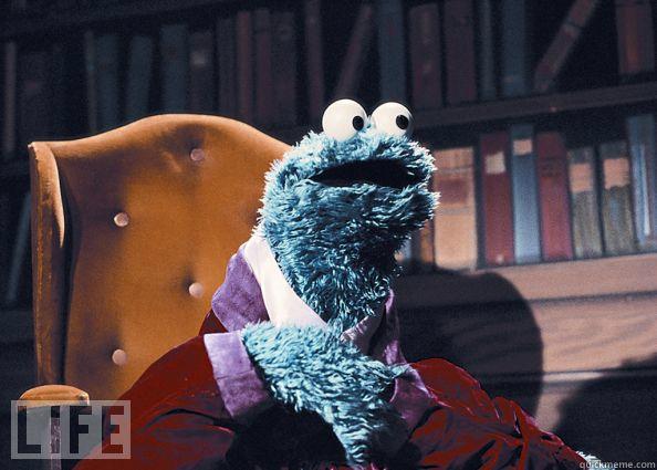 ME LOVE COOKIES ME CRUMB-DUMPSTER Cookie Monster