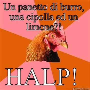 UN PANETTO DI BURRO, UNA CIPOLLA ED UN LIMONE?! HALP! Anti-Joke Chicken