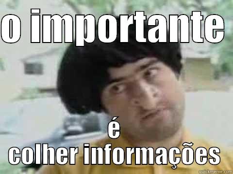 boça informado - O IMPORTANTE  É COLHER INFORMAÇÕES Misc