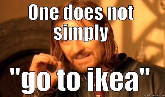 ONE DOES NOT SIMPLY 