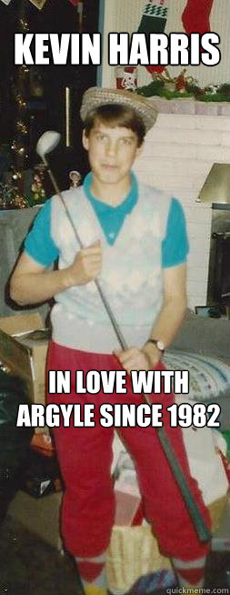 Kevin Harris In love with Argyle since 1982  