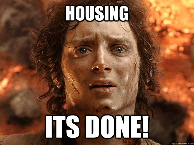 Housing its Done!  Finished Frodo