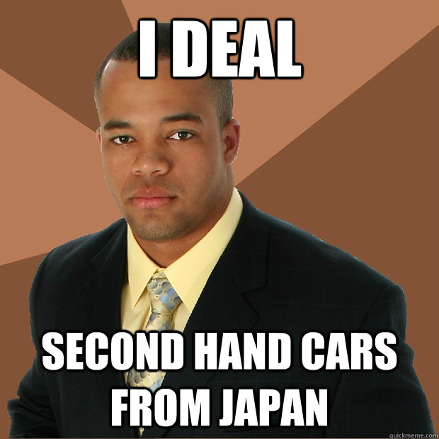 i deal second hand cars from japan  Successful Black Man