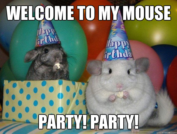 Welcome to my mouse party! party! - Welcome to my mouse party! party!  Mouse Party