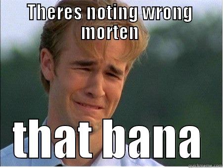 THERES NOTING WRONG MORTEN THAT BANA 1990s Problems