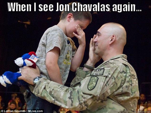    - WHEN I SEE JON CHAVALAS AGAIN...   Misc