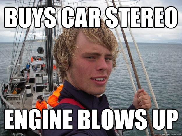 Buys Car Stereo Engine Blows UP - Buys Car Stereo Engine Blows UP  Misc