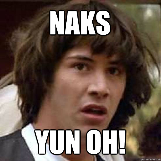 NAKS YUN OH!  conspiracy keanu