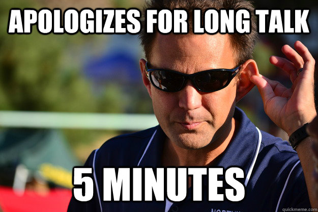 apologizes for long talk 5 minutes - apologizes for long talk 5 minutes  Good Guy Glaze