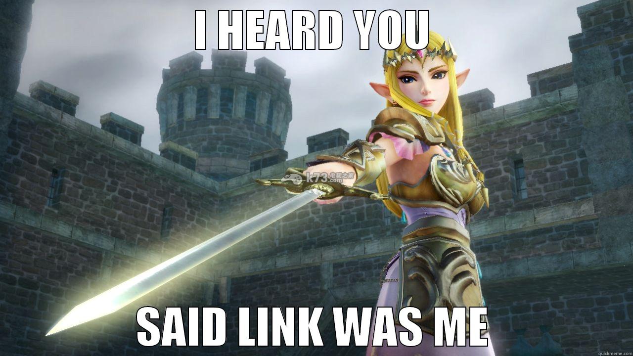 Link is not Zelda - I HEARD YOU SAID LINK WAS ME Misc