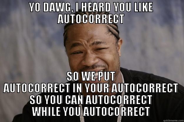 XZIBIT-AUTOCORRECT meme - quickmeme