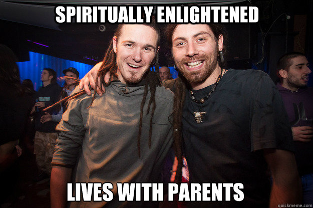 spiritually enlightened lives with parents  Cool Psytrance Bros