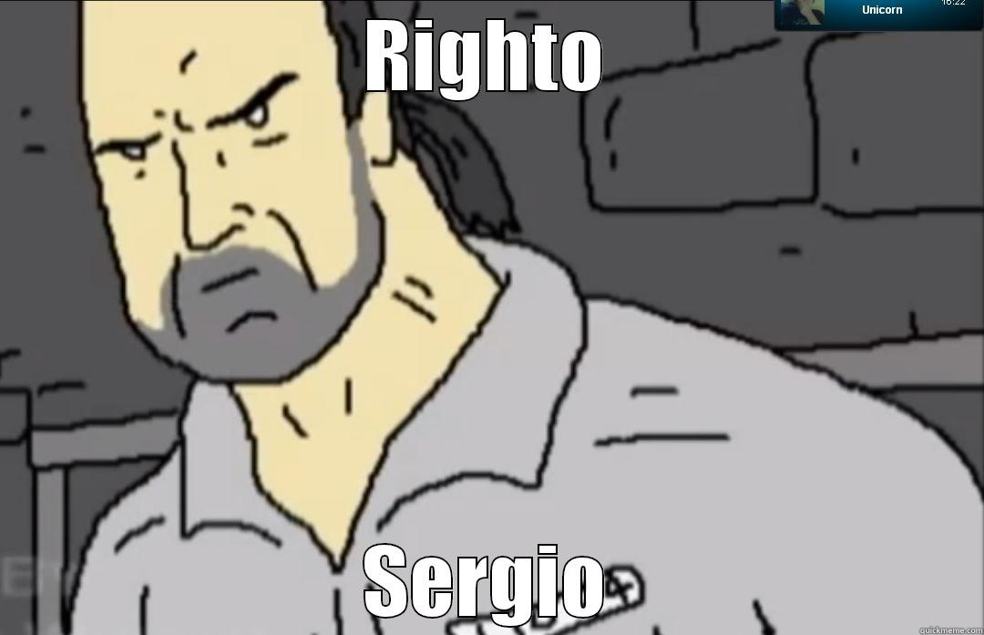 righto sergio - RIGHTO SERGIO Misc