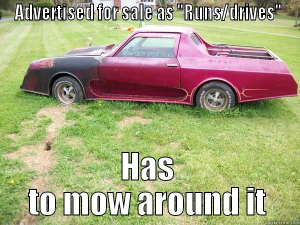 ADVERTISED FOR SALE AS 