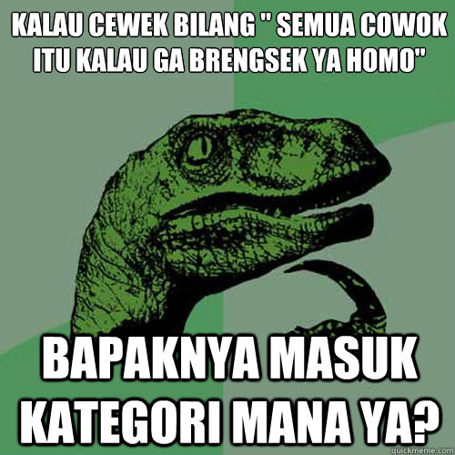 kalau cewek bilang 