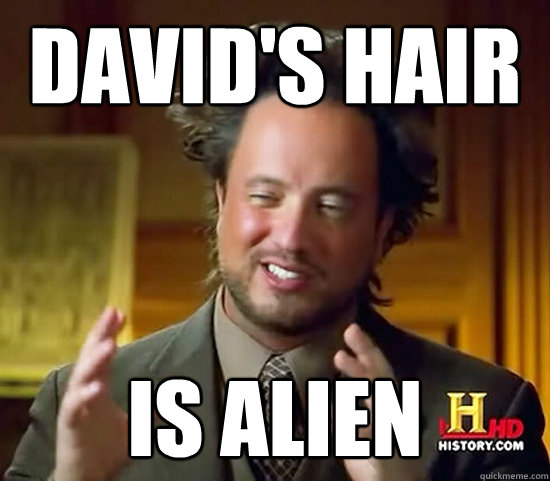 David's Hair IS ALIEN  Ancient Aliens