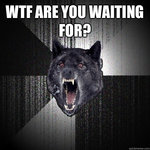 Wtf are you waiting for?   Insanity Wolf