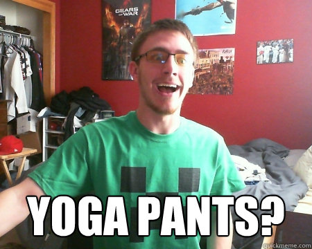 Top caption Yoga pants?  Gold Glove yoga pants