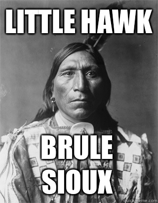 Little Hawk Brule Sioux  Vengeful Native American