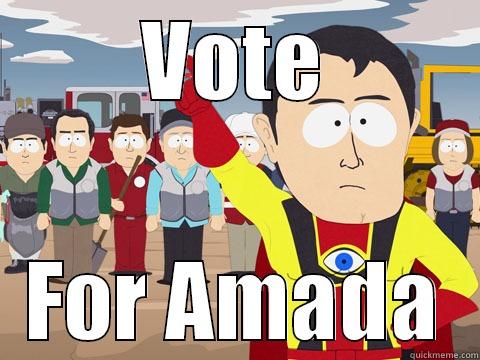 VOTE FOR AMADA Captain Hindsight