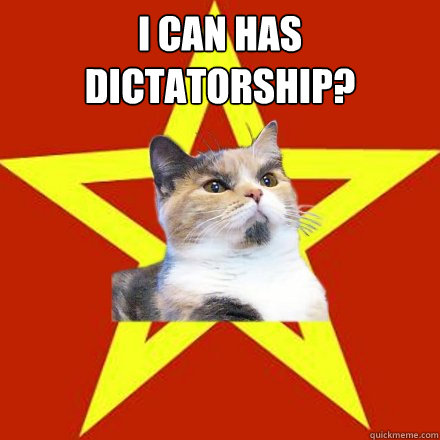 i can has dictatorship?  Lenin Cat