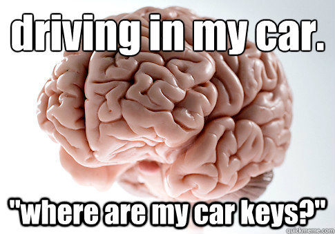 driving in my car. 