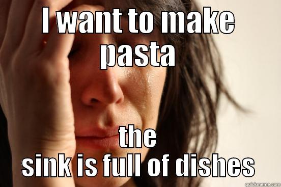 I just wanted some velveeta - I WANT TO MAKE PASTA THE SINK IS FULL OF DISHES First World Problems