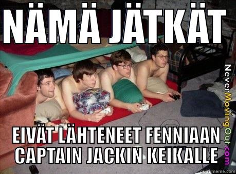 NÖRTIT FENNIA - NÄMÄ JÄTKÄT  EIVÄT LÄHTENEET FENNIAAN CAPTAIN JACKIN KEIKALLE Misc