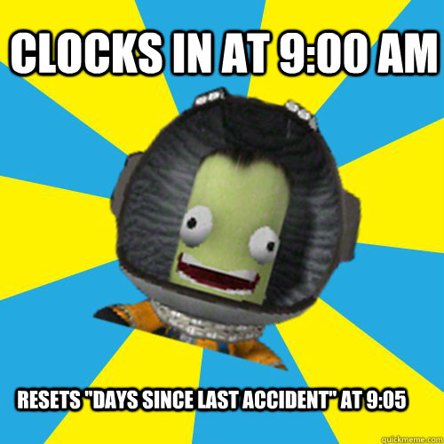 CLOCKS IN AT 9:00 AM Resets 