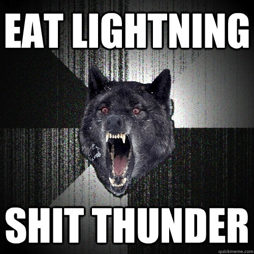 EAT LIGHTNING SHIT THUNDER - EAT LIGHTNING SHIT THUNDER  Insanity Wolf