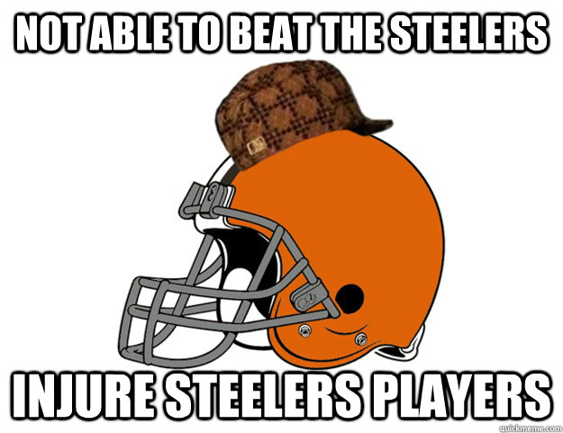 not able to beat the Steelers  Injure Steelers players  