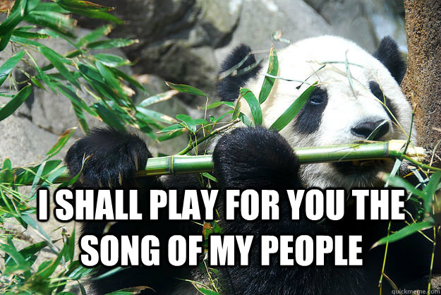 I SHALL PLAY FOR YOU THE SONG OF MY PEOPLE  