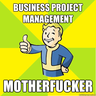 BUSINESS PROJECT MANAGEMENT MOTHERFUCKER  Fallout new vegas