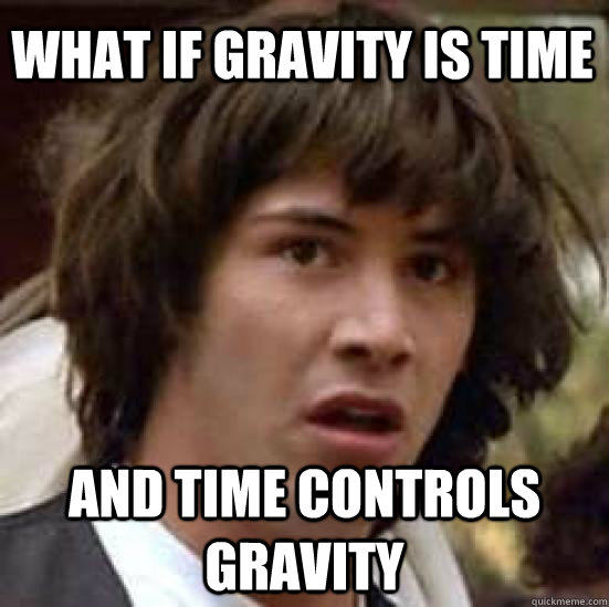 What if gravity is time And time controls gravity  conspiracy keanu