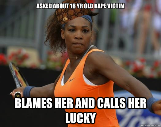 Asked about 16 yr old rape victim Blames her and calls her lucky  