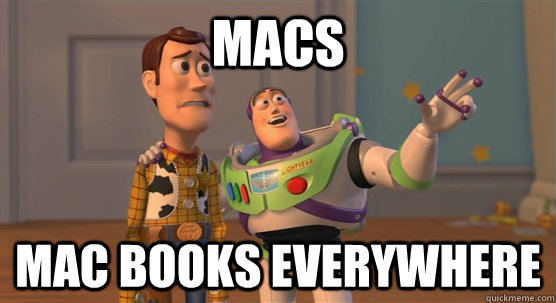 macs mac books everywhere  Toy Story Everywhere