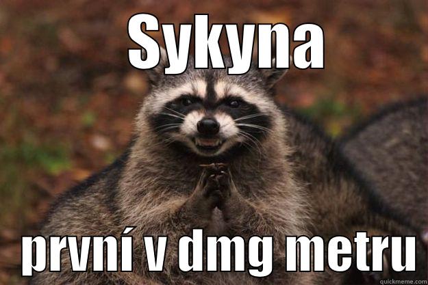    SYKYNA    PRVNÍ V DMG METRU Evil Plotting Raccoon