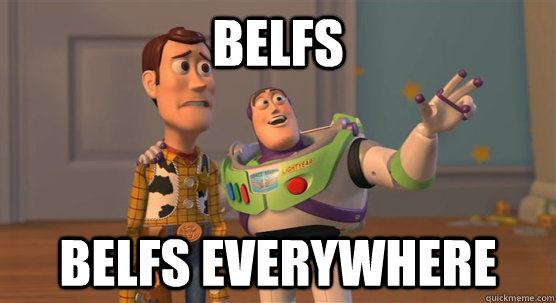 Belfs Belfs everywhere  Toy Story Everywhere