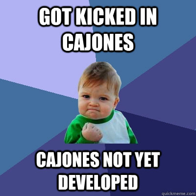 Got kicked in cajones cajones not yet developed - Got kicked in cajones cajones not yet developed  Success Kid