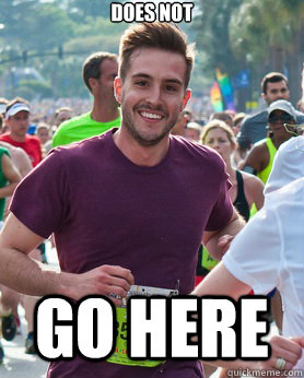 Does not go here  Ridiculously photogenic guy