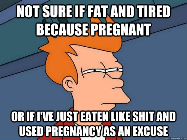 Not Sure If Fat And Tired Because Pregnant Or If I Ve Just