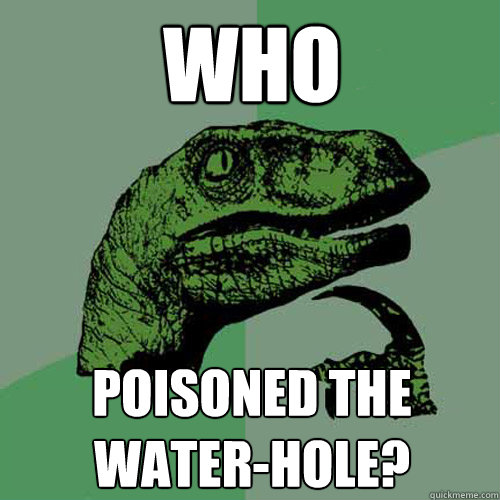 who poisoned the water-hole?  Philosoraptor