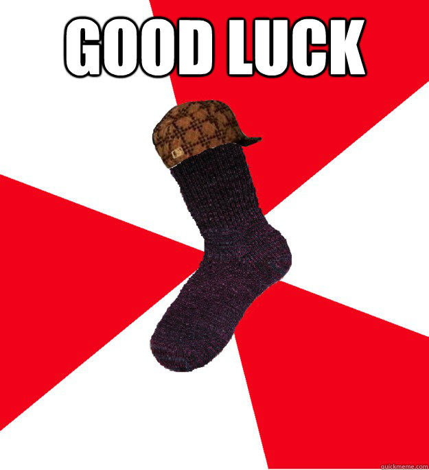 GOOD LUCK  - GOOD LUCK   Scumbag Sock