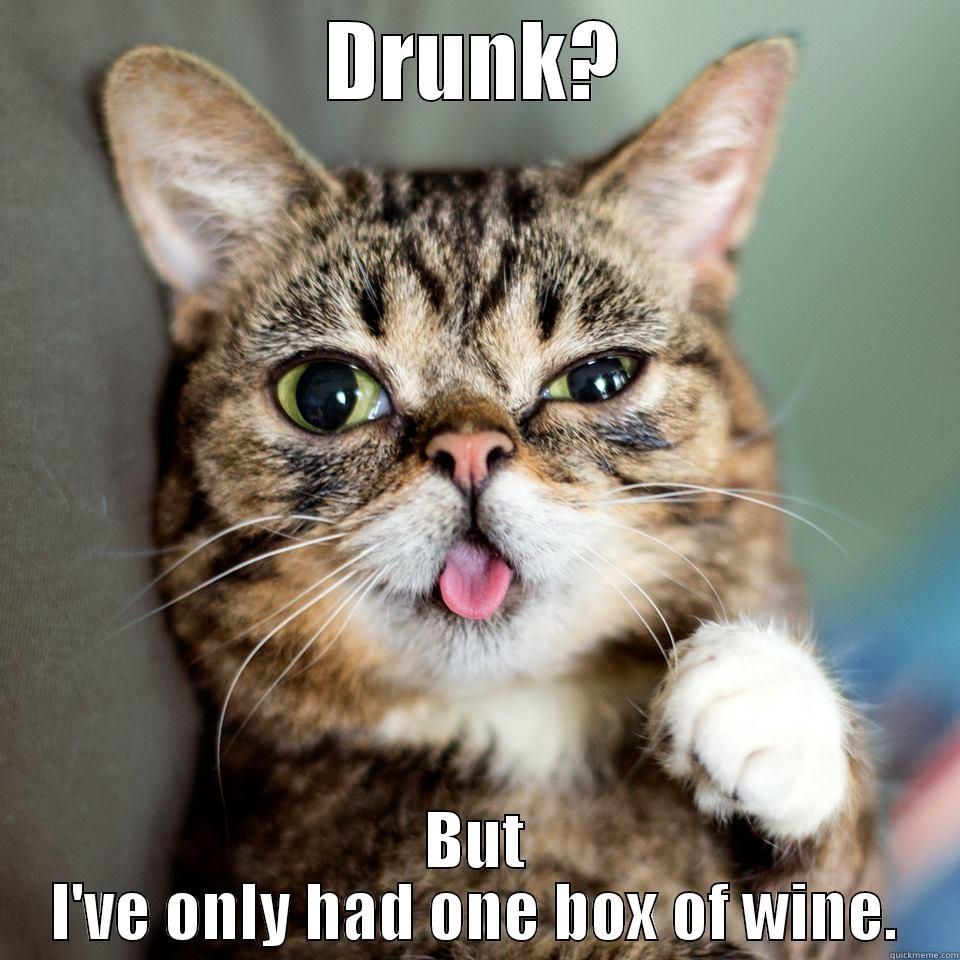 drinking bub - DRUNK? BUT I'VE ONLY HAD ONE BOX OF WINE. Misc