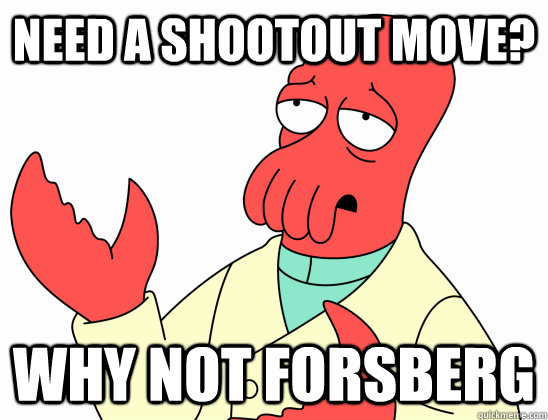 Need a shootout move? Why not Forsberg - Need a shootout move? Why not Forsberg  Why not zoidberg-baby