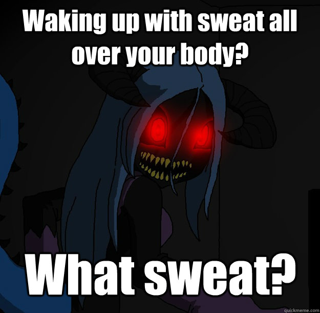 Waking up with sweat all over your body? What sweat?  Spooky Boogie